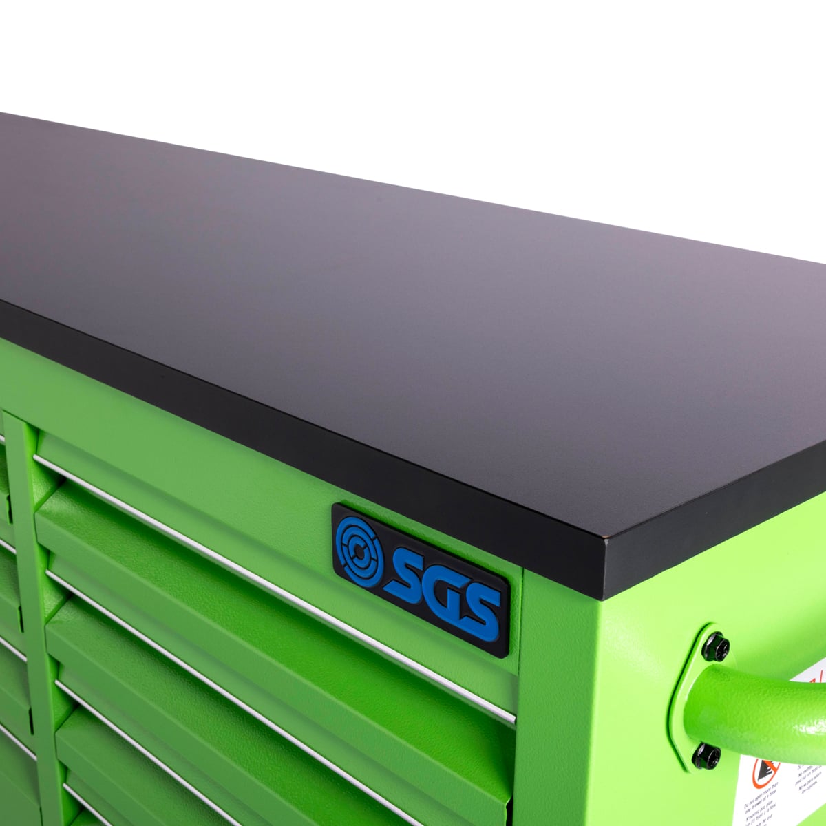 SGS 72in 15 Drawer Mobile Workbench & Heavy Duty Tool Chest | Green